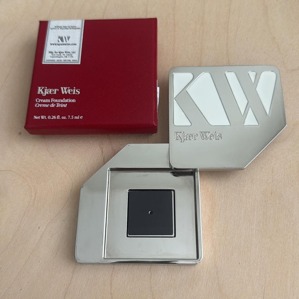 KJAER WEIS makeup case for cream foundation CASE ONLY
